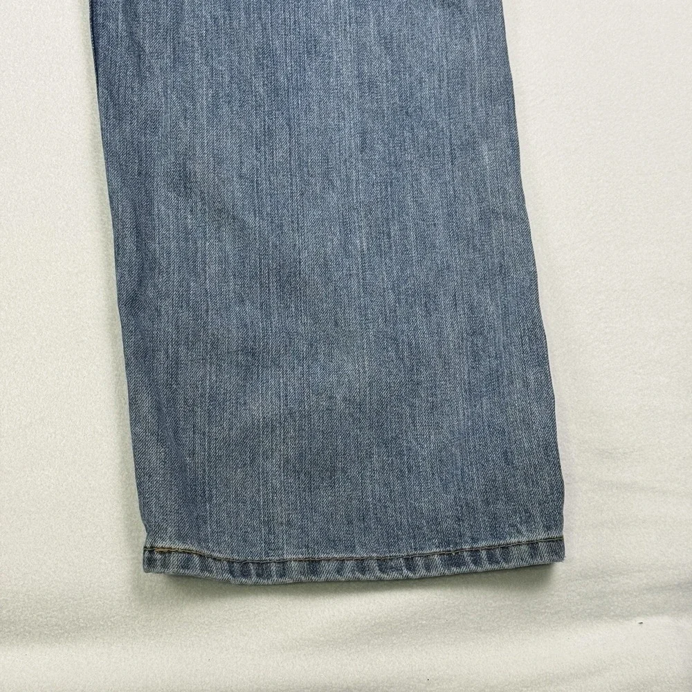 Levi's 569 Jeans Mens‎ Loose Fit Straight Leg Relaxed Size 44x32 Light Wash